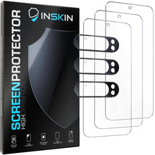 Load image into Gallery viewer, Inskin Screen Protector for Google Pixel 9 Series (2024) – 3-Pack Tempered Glass for Screen & 3-Pack for Camera Lens, Fingerprint ID Support, Plasma Coating, Case-Friendly Design