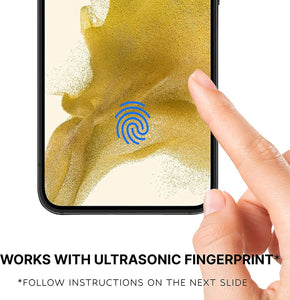 Inskin Anti Glare Screen and HD Clear Camera Protector for Samsung Galaxy S23 Ultra 5G 6.8 inch [2023] - 3 X Matte TPU Film + 3 X Tempered Glass, Fingerprint Unlock, Bubble Free