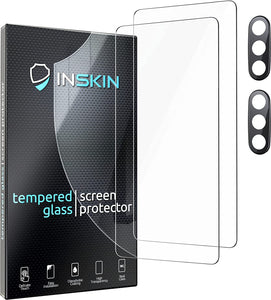 Inskin Screen and Camera Lens Protector for Motorola Moto G Stylus 5G 6.8 inch [2022] XT2215-2+2 Pack, Tempered Glass Film, HD Clear