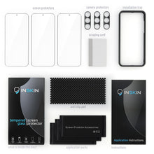 Load image into Gallery viewer, Inskin Tempered Glass Screen Protector for Samsung Fan Edition (FE) Series - Ultimate 3+3 Bundle with Camera Lens Guard and Auto Alignment Tray - Ultra HD, Case Compatible