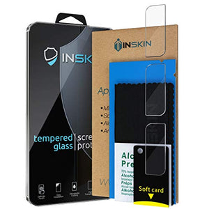 Inskin Tempered Glass Camera Lens Protector, fits Samsung Galaxy S21 Plus 5G SM-G996 6.7 inch [2021]. 3-Pack.