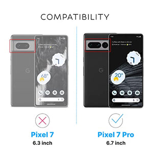 Inskin TPU (NOT Glass) Screen Protector and Tempered Glass Camera Lens Protector for Google Pixel 7 Pro 6.7 inch [2022] - 2+2 Pack, Fingerprint Compatible, Anti-Scratch, Self Healing Film