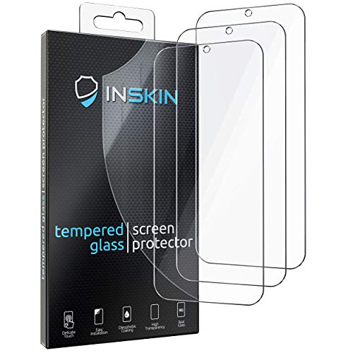 Inskin Case-Friendly Tempered Glass Screen Protector, fits LG K31 5.7 inch LM-K300 series [2020]. 3-Pack.