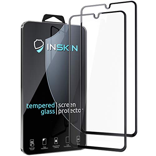 Inskin 2.5D Full Coverage Full Glue Tempered Glass Screen Protector, fits Samsung Galaxy A70 [2019] 6.7 inch. 2-Pack