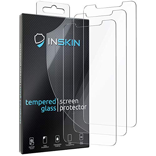 Inskin Case-Friendly Tempered Glass Screen Protector, fits iPhone 11 and iPhone XR, 6.1 inch. 3-Pack.