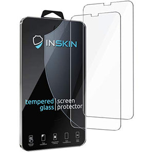 Inskin Case-Friendly Tempered Glass Screen Protector, fits Apple iPhone 11 / iPhone XR 6.1 inch. 2-Pack.
