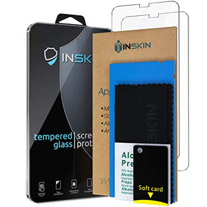 Inskin Case-Friendly Tempered Glass Screen Protector, fits Apple iPhone 11 / iPhone XR 6.1 inch. 2-Pack.