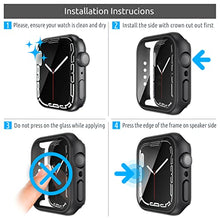 Load image into Gallery viewer, Inskin Case with Built-in Tempered Glass Screen Protector, fits Apple Watch Series 7.