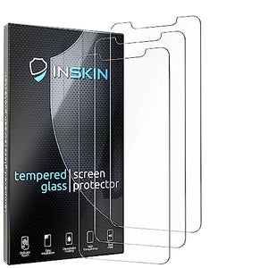 Inskin Screen Protector for iPhone 11 Pro/X/XS 5.8 inch – 3-Pack, Tempered Glass, Auto-Align Installation, Ultra HD, Long-Lasting Coating, Fits Cases