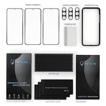 Load image into Gallery viewer, Inskin Anti Glare Screen and HD Clear Camera Lens Protector, fits Samsung Galaxy S23 5G 6.1 inch [2023] - 3+3 Pack, 9H Matte Tempered Glass Film, Fingerprint Unlock, Case-Friendly