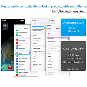 Inskin Case-Friendly Tempered Glass Screen Protector, fits iPhone 11 and iPhone XR, 6.1 inch. 3-Pack.