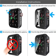 Load image into Gallery viewer, Inskin PC Case with Built-in Tempered Glass Screen Protector, fits Apple Watch Series 6/5/4/SE.
