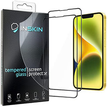 Load image into Gallery viewer, Inskin 2.5D Full Coverage Full Glue Tempered Glass Screen Protector, fits Apple iPhone 14/13/13 Pro. Jet-Black. 2-Pack.