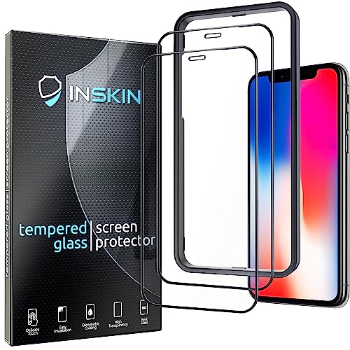 Inskin Anti-Glare Screen Protector for iPhone X/iPhone XS/iPhone 11 Pro 5.8 inch - 2-Pack, 9H Tempered Glass, Matte Finish