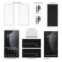 Load image into Gallery viewer, Inskin Screen and Camera Protector for Samsung Galaxy S23 Ultra 5G 6.8 inch [2023] - 2 X TPU Film + 2 X Tempered Glass, Fingerprint Unlock, Ultra HD, Bubble Free