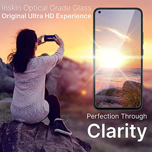 Inskin Tempered Glass Screen Protector for LG K61 6.53 inch [2020] – 3-Pack, Ultra HD, Advanced Anti Fingerprint Plasma Coating, Case-Compatible
