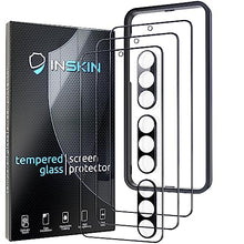 Load image into Gallery viewer, Inskin Anti Glare Screen and HD Clear Camera Lens Protector, fits Samsung Galaxy S23 5G 6.1 inch [2023] - 3+3 Pack, 9H Matte Tempered Glass Film, Fingerprint Unlock, Case-Friendly