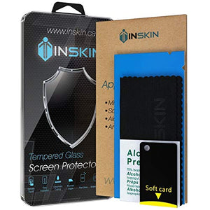 Inskin Case-Friendly Tempered Glass Screen Protector, fits Motorola Moto G7 Play 5.7 inch [2019]. 2-Pack.