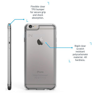 Inskin [Crystalline] Scratch Resistant Clear Hybrid Case for iPhone 6 / 6S 4.7 inch.