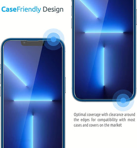 Inskin Case-Friendly Tempered Glass Screen Protector, fits Apple iPhone 12 Mini 5.4 inch. 2-Pack.