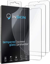 Load image into Gallery viewer, Inskin Tempered Glass Screen Protector for Samsung Galaxy A14 5G 2023 6.6 inch SM-A146 series – 3-Pack, Ultra HD, Advanced Anti Fingerprint Plasma Coating, Case-Compatible