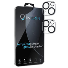 Load image into Gallery viewer, Inskin Tempered Glass Camera Lens Protector, fits Apple iPhone 13/13 Mini. Jet-Black. 2-Pack.