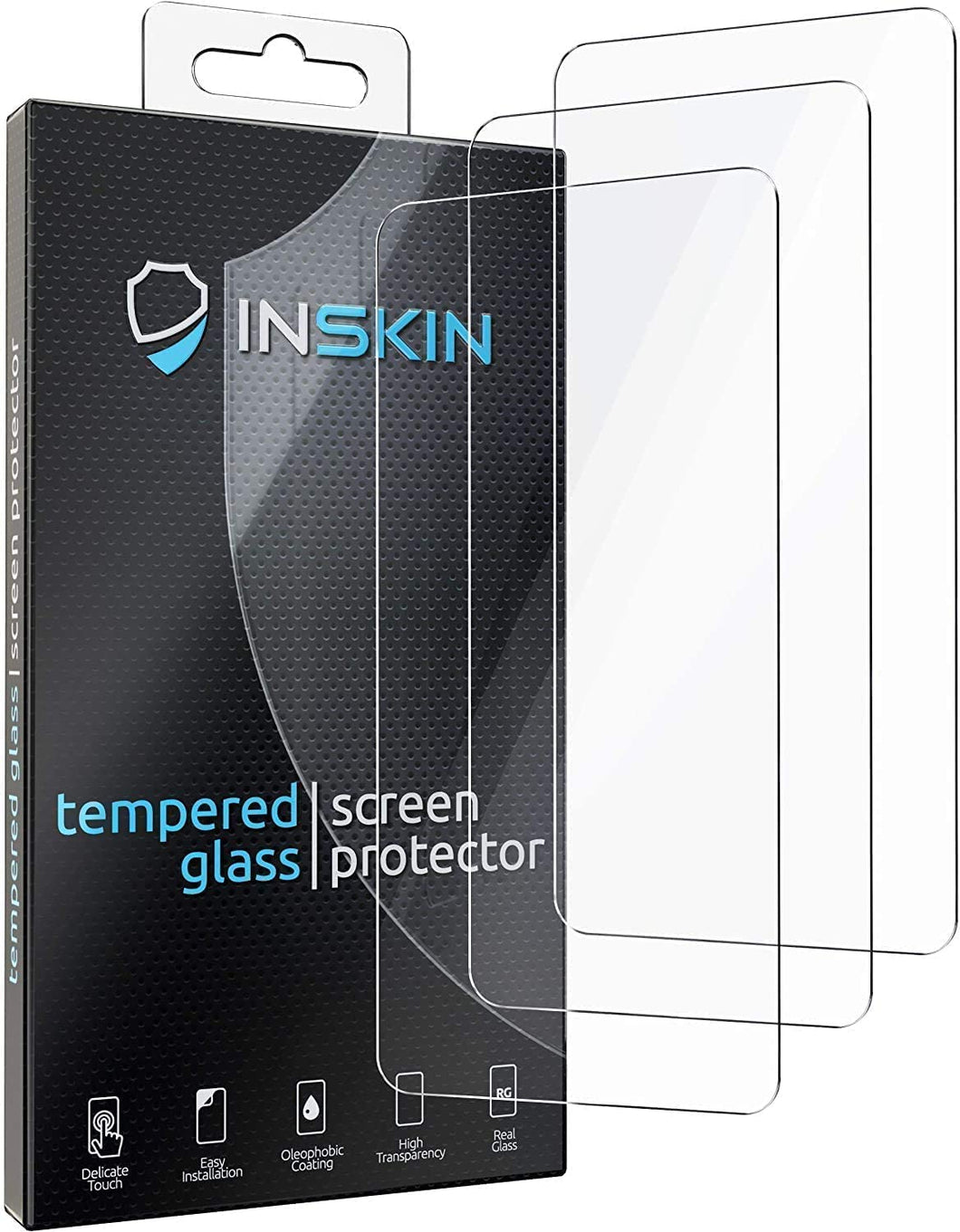 Inskin Screen Protector for Samsung Galaxy A54 5G SM-A546 6.4 inch [2023] - 3-Pack, 9H Tempered Glass Film, HD Clear