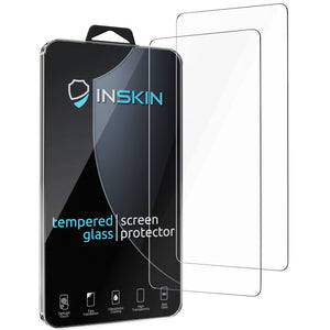 Inskin Case-Friendly Tempered Glass Screen Protector, fits Motorola One 5G Ace [2021] / Moto G 5G [2020], 6.7 inch - 2-Pack, 2.5D Edge, 9H Hardness, Anti Scratch with Bubble Free Adhesive