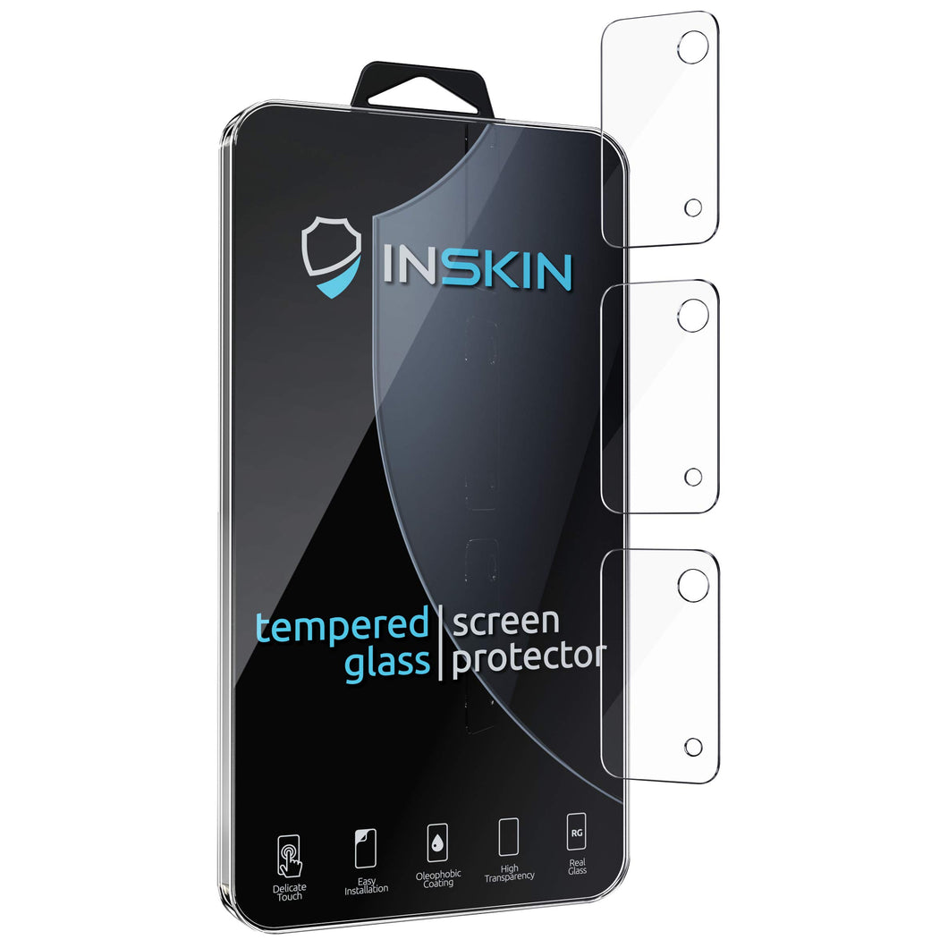 Inskin Tempered Glass Camera Lens Protector, fits Samsung Galaxy Note 20 4G/5G 6.7 inch [2020]. Clear. 3-Pack.