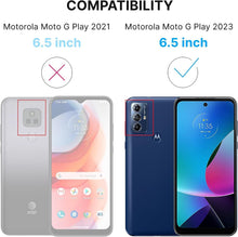 Load image into Gallery viewer, Inskin Tempered Glass Screen Protector for Motorola Moto G Play 6.5 inch [2023] - Ultimate 2+2 Bundle with Camera Lens Guard - Ultra HD, Case Compatible