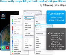 Load image into Gallery viewer, Inskin Privacy Screen Protector for iPhone 14 Plus/13 Pro Max 6.7 inch - 3-Pack, 9H Anti Spy Tempered Glass Film, Case Friendly