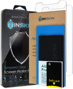 Inskin Case-Friendly Tempered Glass Screen Protector, fits Apple iPhone 12 Pro Max 6.7 inch. 2-Pack.