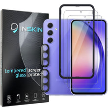 Load image into Gallery viewer, Inskin Tempered Glass Protector for Samsung Galaxy A54 5G SM-A546 6.4 inch [2023] - 2+2-Pack, Screen + Camera, Ultrasonic Fingerprint Compatible, Case-Friendly
