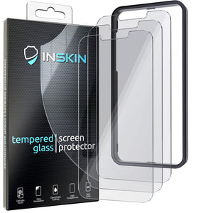 Inskin Privacy Screen Protector for iPhone 14/13/13 Pro 6.1 inch - 3-Pack, 9H Anti Spy Tempered Glass Film, Case Friendly