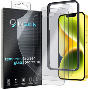 Inskin Privacy Screen Protector for iPhone 14/13/13 Pro 6.1 inch - 3-Pack, 9H Anti Spy Tempered Glass Film, Case Friendly