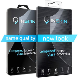 Inskin 2.5D Full Coverage Full Glue Tempered Glass Screen Protector, fits Apple iPhone 12/12 Pro 6.1 inch. 2-Pack.