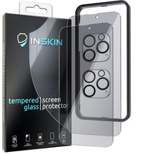 Load image into Gallery viewer, Inskin Privacy Screen Protector for iPhone 14 Pro Max (6.7 inch, 2022) - 2+2 Tempered Glass for Screen &amp; Camera Lens, Auto-Align Installation, Ultra HD, Long-Lasting Plasma Coating, Fits Cases